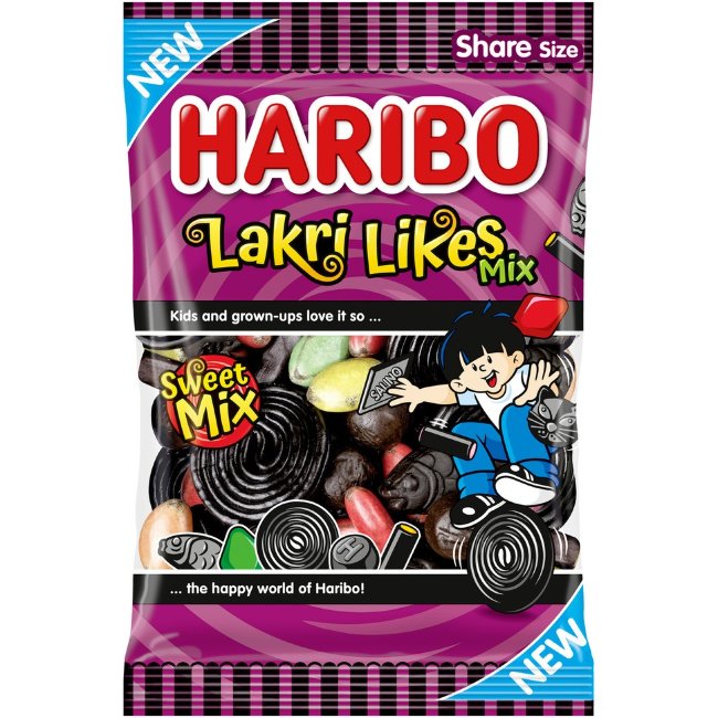 Лакричные конфеты HARIBO Lakri Likes Mix 250 гр