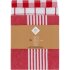 Кухонное полотенце Tex Home Stripes 3 шт красное Кухонное полотенце Tex Home Stripes 3 шт красное