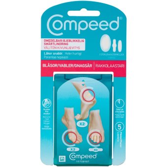 Набор пластырей для ног Compeed 3 вида 5 шт Набор пластырей для ног Compeed 3 вида 5 шт