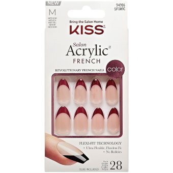 Акриловые французские ногти Kiss Salon - Catchy (уп 28 шт) Акриловые французские ногти Kiss Salon - Catchy (уп 28 шт)