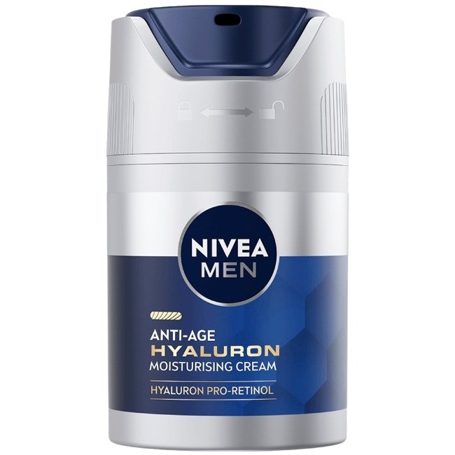 Увлажняющий крем для лица с гиалуроновой кислотой и SPF15 NIVEA MEN Anti-Age 50 мл Увлажняющий крем для лица с гиалуроновой кислотой и SPF15 NIVEA MEN Anti-Age 50 мл
