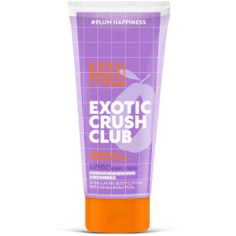 Крем для тела Tutti Frutti Exotic Crush Club со сливой и AHA + BHA + PHA кислотами 200 мл