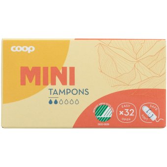 Тампоны Coop mini 32 шт/уп Тампоны Coop mini 32 шт/уп