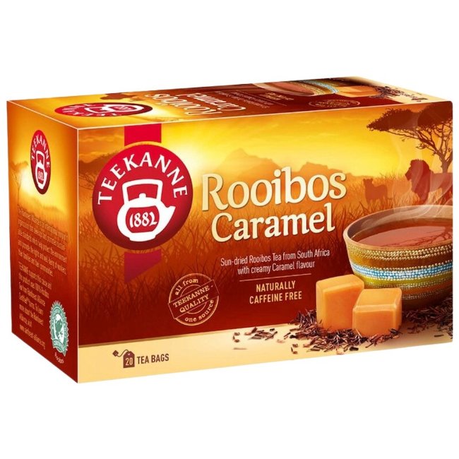 Травяной чай в пакетиках Teekanne с вкусом сливочной карамели (уп 20 шт) 35 гр