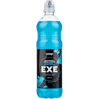Изотонический спортивный напиток Coop Exe со вкусом ягод 0,75 л