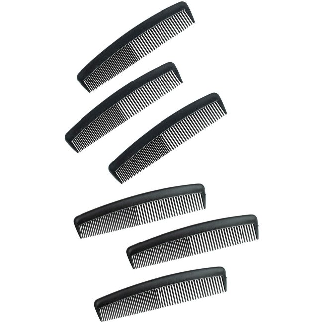 Расческа Cailap карманная 6 шт в наборе