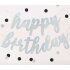 Гирлянда Happy Birthday серебряная 84 см Гирлянда Happy Birthday серебряная 84 см