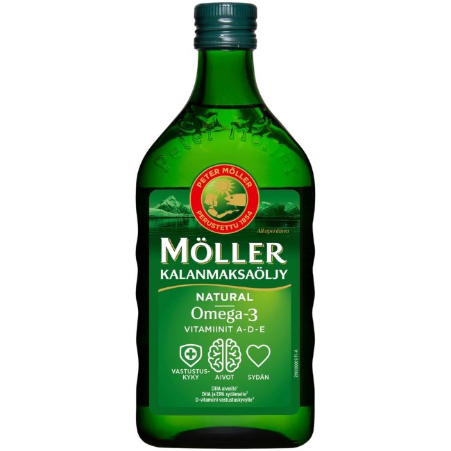 Рыбий жир Омега-3  Möller  Omega-3 500 мл Möller