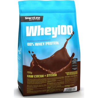 Сывороточный протеин Whey100 SportLife Nutrition сырое какао/стевия 700 г Сывороточный протеин Whey100 SportLife Nutrition сырое какао/стевия 700 г