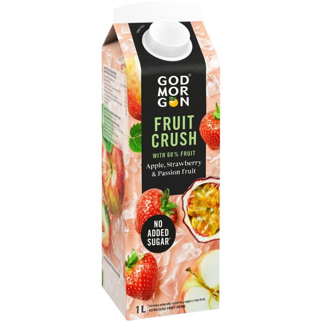 Сок God Morgon Fruit Crush яблоко, клубника и маракуйя 1 л Сок God Morgon Fruit Crush яблоко, клубника и маракуйя 1 л