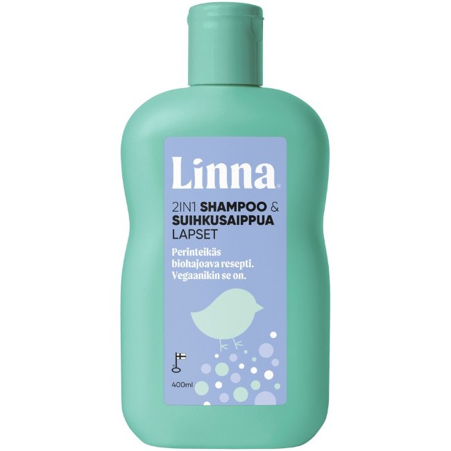Детский шампунь и мыло для душа Linna 2в1 400 мл Детский шампунь и мыло для душа Linna 2в1 400 мл