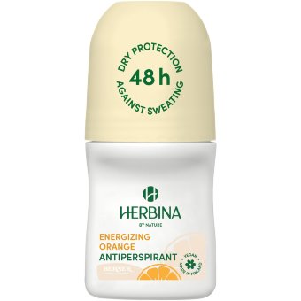 Herbina антиперспирант шариковый Energizing Orange 50 мл Herbina антиперспирант шариковый Energizing Orange 50 мл
