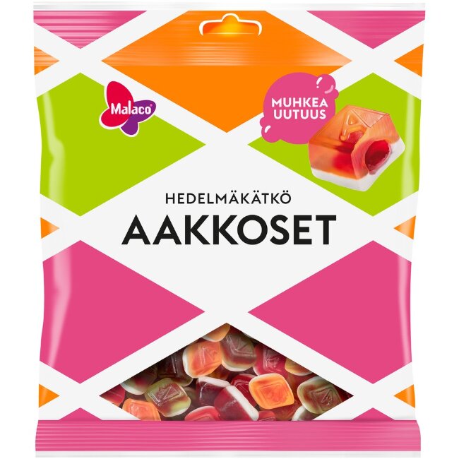 Фруктовая смесь мармелада Malaco Aakkoset 280 гр