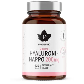 Капсулы Puhdistamo Vahva Hyaluronihappo 120 шт Капсулы Puhdistamo Vahva Hyaluronihappo 120 шт