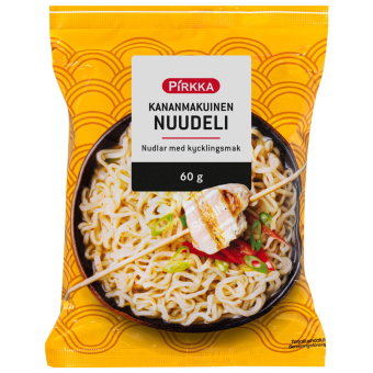 Лапша с курицей Pirkka Kana 60 гр Лапша с курицей Pirkka Kana 60 гр