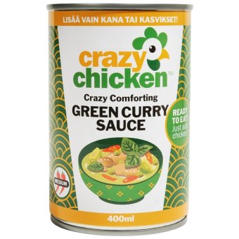 Соус Crazy Chicken Green Curry - зеленый карри, 400 мл