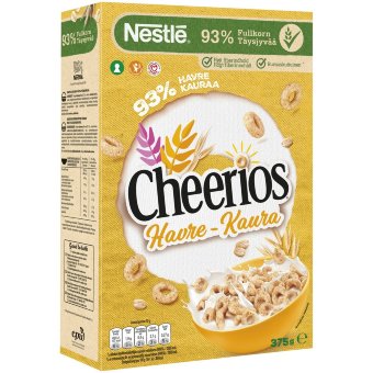 Кукурузные хлопья Nestlé Cheerios 375 гр овсяные цельнозерновые