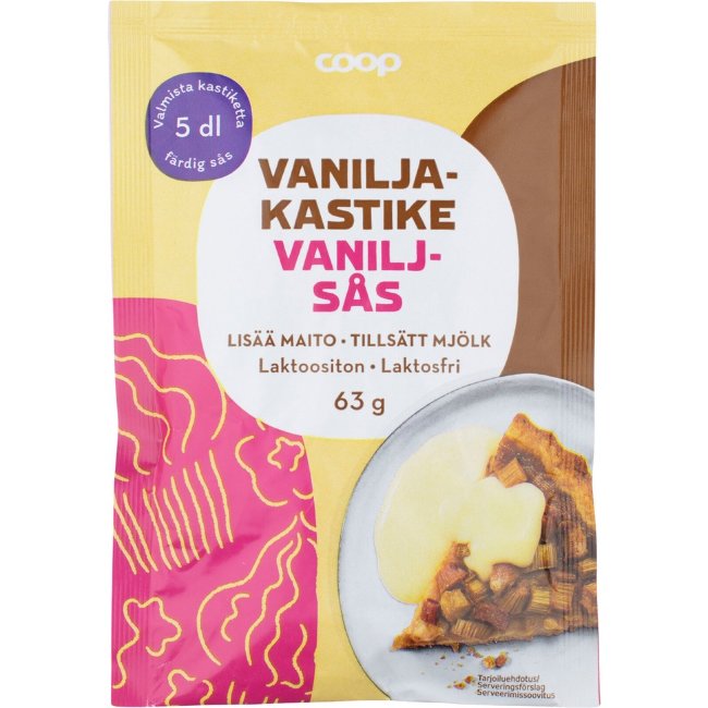 Смесь для ванильного соуса Coop 63 гр