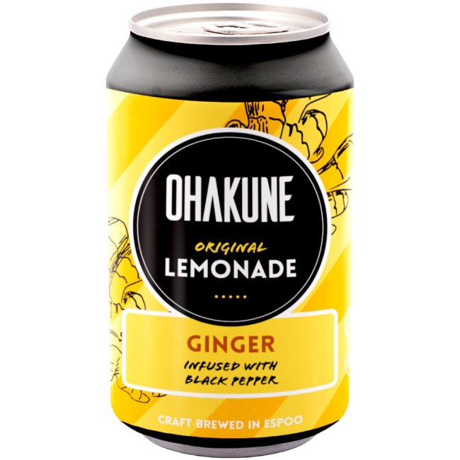Освежающая газированная вода Ohakune Original Lemonade Ginger 330 мл