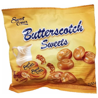 Карамель сливочная Sweet Corner Butterscotch Sweets 200 гр