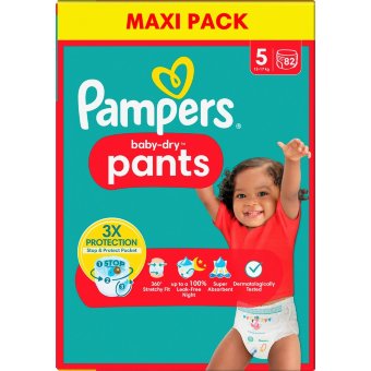Подгузники-трусики Pampers Baby Dry 5, MP, 12-17 кг, 82 шт. Подгузники-трусики Pampers Baby Dry 5, MP, 12-17 кг, 82 шт.