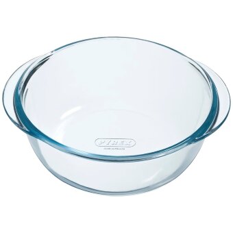 Стеклянная форма для духовки Pyrex для аэрогриля круглая 1 л