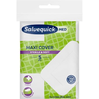 Пластырь Salvequick MED Maxi 5 шт 76х54 мм