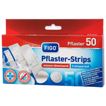 Пластырь водостойкий Figo 50 штук Пластырь водостойкий Figo 50 штук