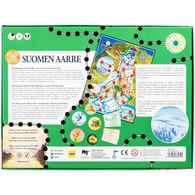 Настольная игра Peliko Finlands skatt Настольная игра Peliko Finlands skatt