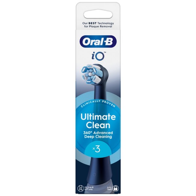 Сменные насадки Oral-B iO Ultimate Clean Black 3 шт Сменные насадки Oral-B iO Ultimate Clean Black 3 шт