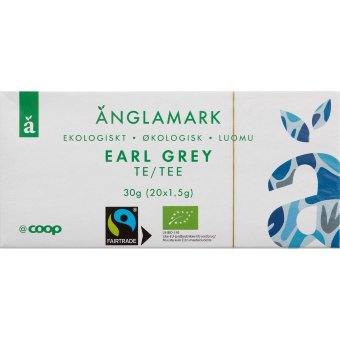 Чай черный органический Änglamark Earl Grey 20 пакетов 125 гр Чай черный органический Änglamark Earl Grey 20 пакетов 125 гр