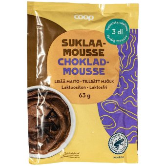 Смесь для шоколадного мусса Coop 63 гр Смесь для шоколадного мусса Coop 63 гр
