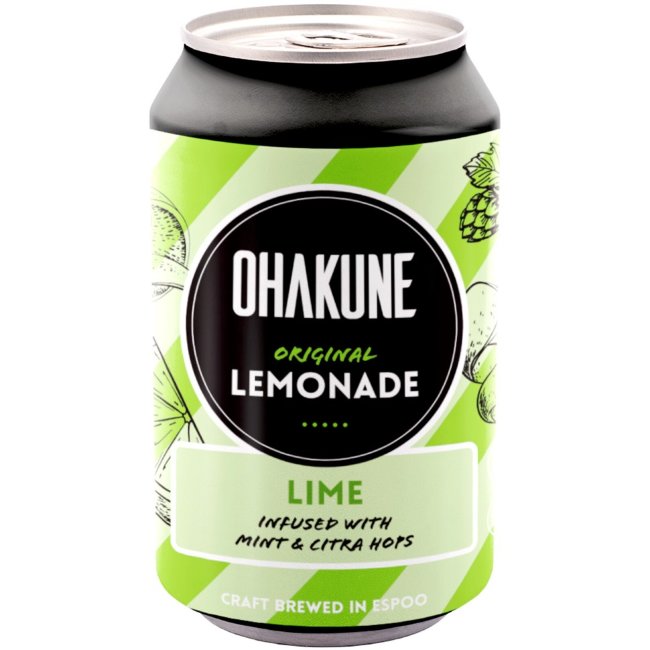 Газированный напиток Ohakune Original Lemonade Lime 330 мл