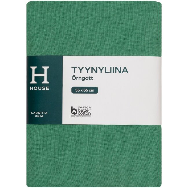 Наволочка House 55 x 65 см зеленая Наволочка House 55 x 65 см зеленая