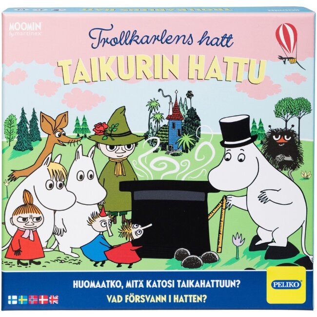 Настольная игра Peliko Mumin — шляпа волшебника Настольная игра Peliko Mumin — шляпа волшебника