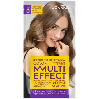 Тонирующий шампунь Joanna Multi Effect Капучино 014 Тонирующий шампунь Joanna Multi Effect Капучино 014