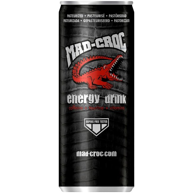 Энергетический напиток Mad Croc 0,250 л (ж/б)