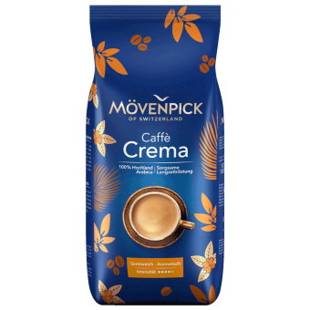 Кофе зерновой Movenpick Caffe Crema 1 кг Кофе зерновой Movenpick Caffe Crema 1 кг