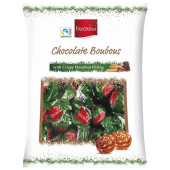 Шоколадные хрустящие шарики Favorina (орех) 200 гр Шоколадные хрустящие шарики Favorina (орех) 200 гр