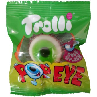 Мармелад жевательный ГЛАЗА с начинкой Trolli 18,8 гр Мармелад жевательный ГЛАЗА с начинкой Trolli 18,8 гр