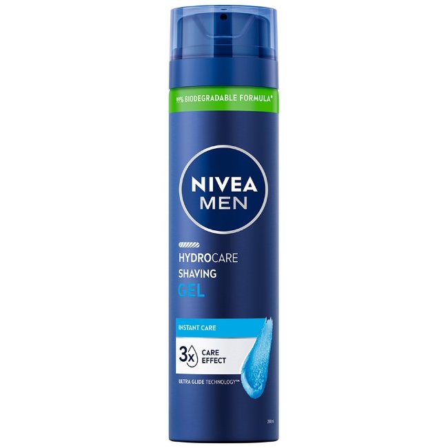Гель для бритья NIVEA MEN Hydrocare 200 мл Гель для бритья NIVEA MEN Hydrocare 200 мл