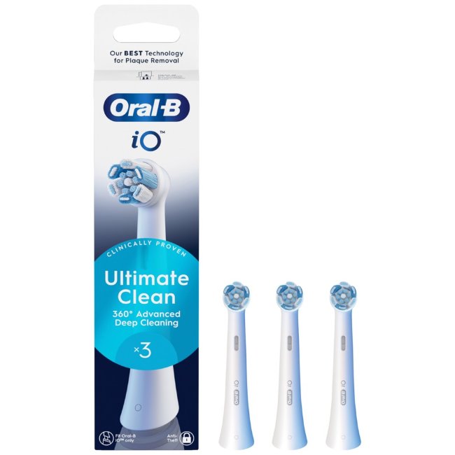 Сменные насадки Oral-B iO Ultimate Clean 3 шт Сменные насадки Oral-B iO Ultimate Clean 3 шт