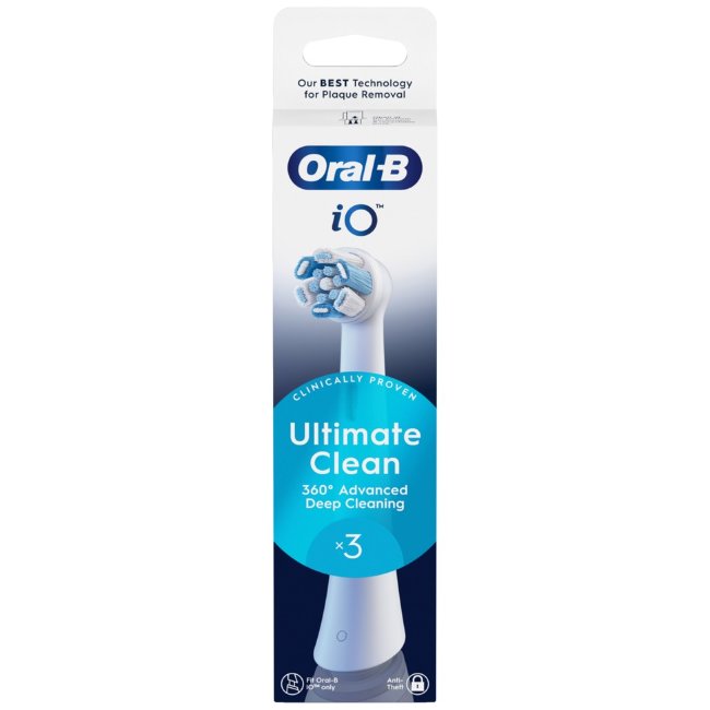 Сменные насадки Oral-B iO Ultimate Clean 3 шт Сменные насадки Oral-B iO Ultimate Clean 3 шт