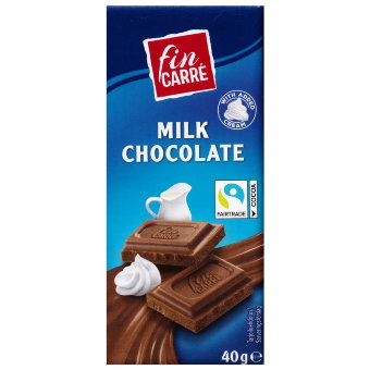 Шоколад Fin Carre ( молочный ) 40 гр Шоколад Fin Carre ( молочный ) 40 гр