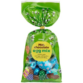 Шоколадные яйца Coop 315 гр Шоколадные яйца Coop 315 гр