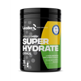 Спортивный напиток Leader Performance Super Hydrate с цитрусовым вкусом 500 гр Спортивный напиток Leader Performance Super Hydrate с цитрусовым вкусом 500 гр