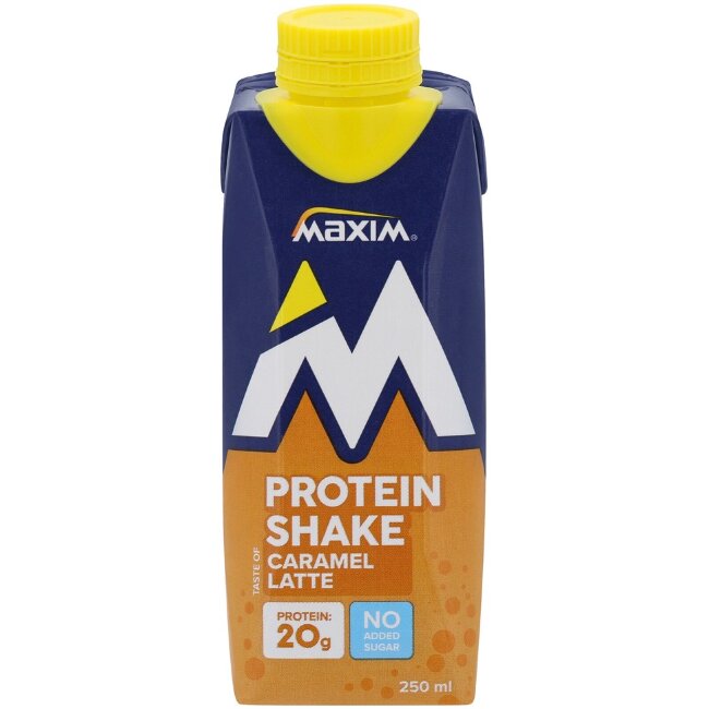 Протеиновый напиток Maxim Caramel latte 250 мл Протеиновый напиток Maxim Caramel latte 250 мл