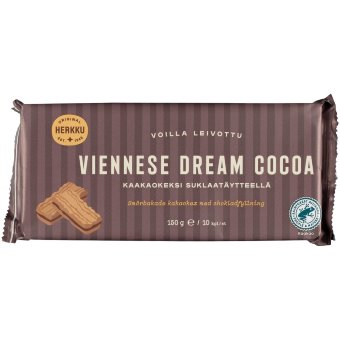 Шоколадное печенье Herkku Viennese dream 150 гр Шоколадное печенье Herkku Viennese dream 150 гр