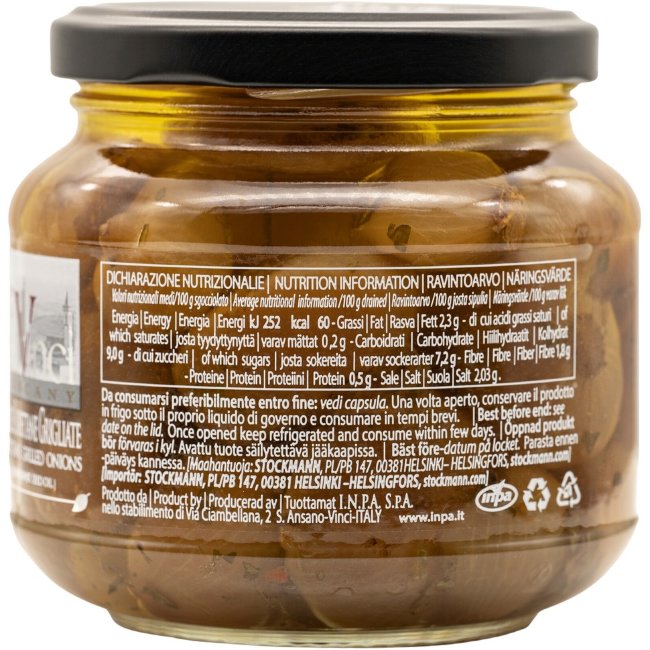 Грильованные луковицы Borettane в масле 280 гр Грильованные луковицы Borettane в масле 280 гр