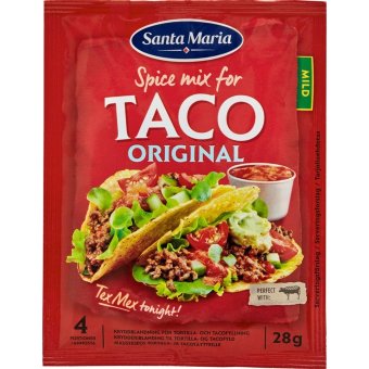 Приправа для мясного фарша Taco Spice Mix Santa Maria 28 гр Приправа для мясного фарша Taco Spice Mix Santa Maria 28 гр